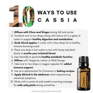 Olio essenziale di Cassia dōTERRA - 15 ml