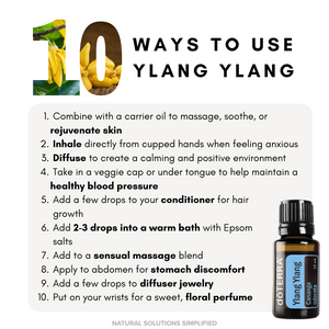 Olio essenziale dōTERRA Ylang Ylang - 15 ml
